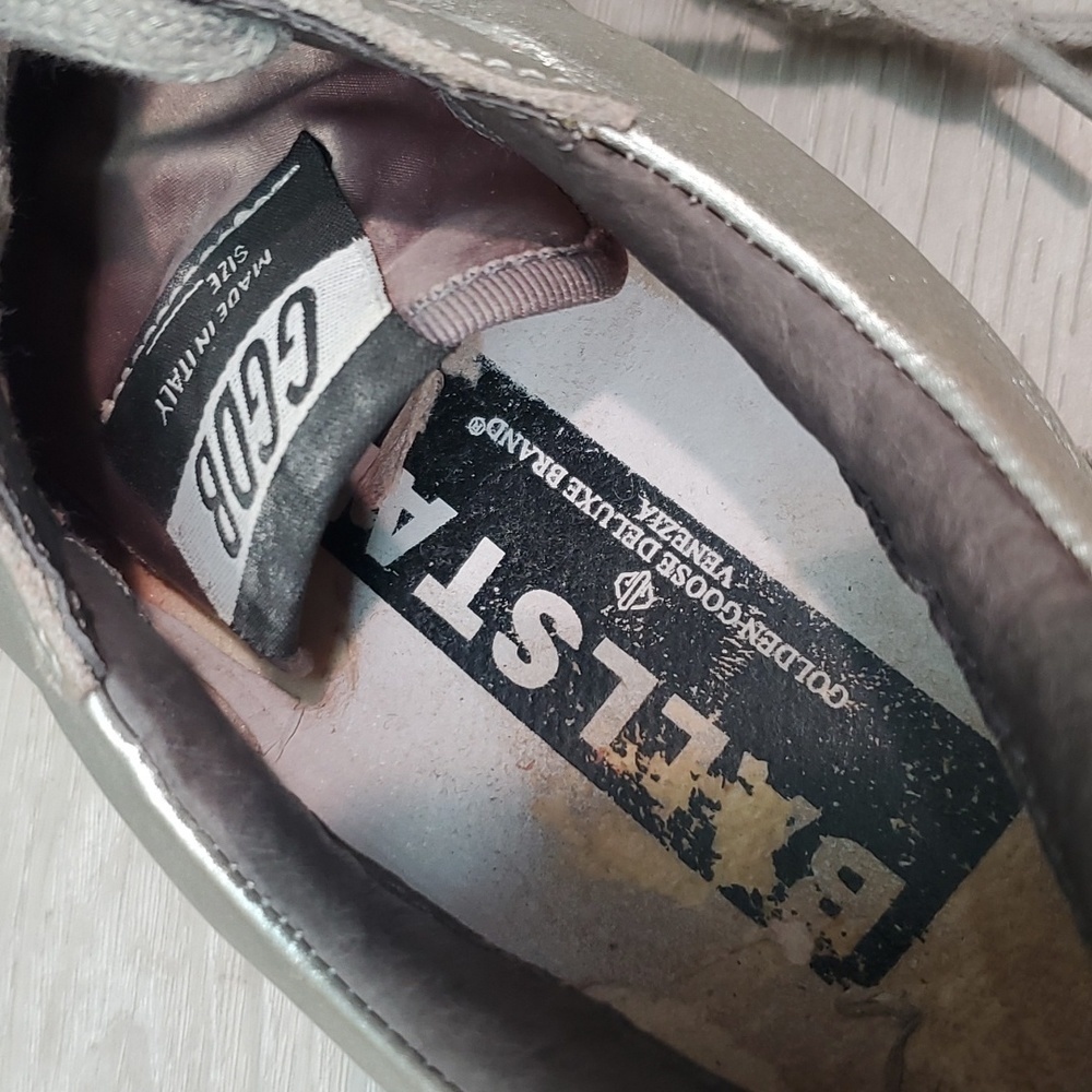Golden Goose Womens Leather Ballstar Sneakers Italy shoes sz 39/9 - Picture 12 of 16